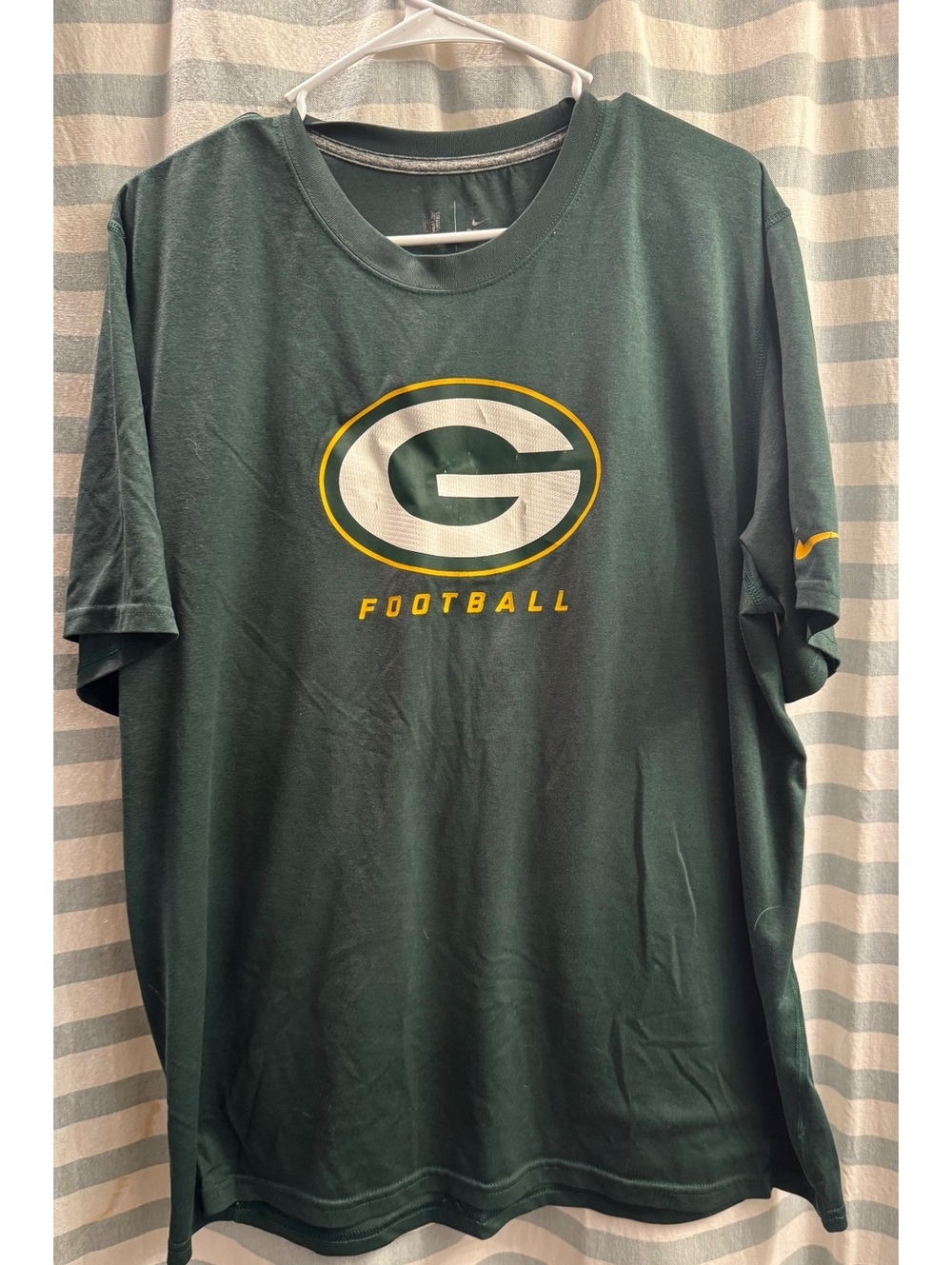Green Bay Packers NFL Football Nike Dri-Fit T-Shirt Size Large